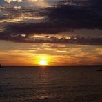 Nouméa - Coucher de soleil et voiles - Sonnenuntergang und Segel