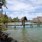 Nouméa - Kuendu Beach Resort - Vue sur le lagon et les bungalows