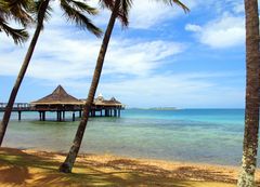 NOUMEA - La plage de Anse Vata – Der Strand an der Anse Vata Bucht