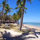 Nouméa - La plage devant l’hôtel Méridien - Der Strand vor dem Meridien Hotel