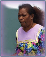 Nouméa - Portrait au marché central – Portait am Zentralmarkt