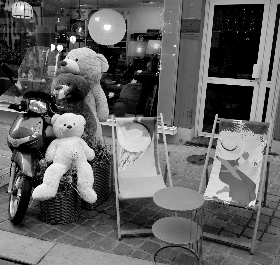 nounours en pause