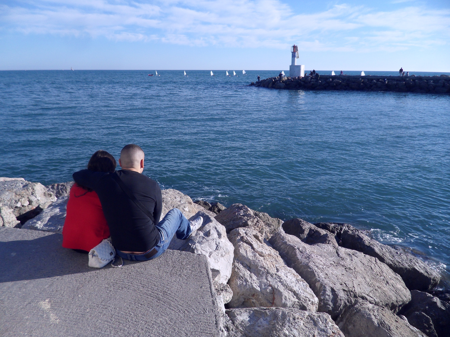 Nous deux et la mer ...