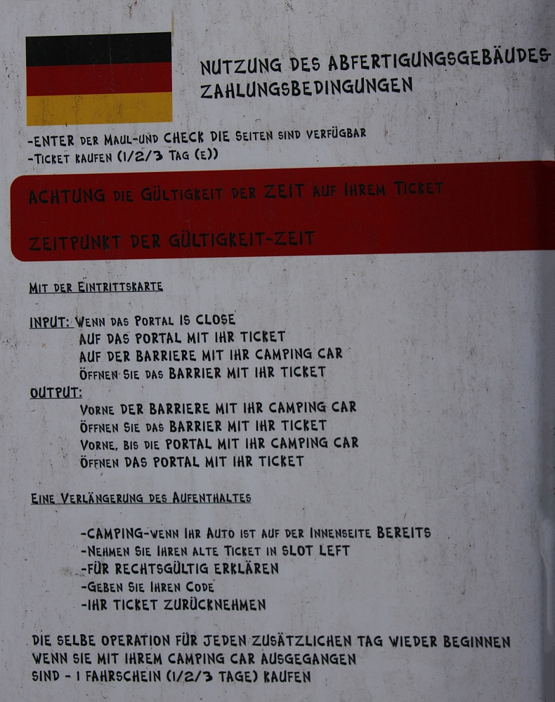 nous könne' l'Allemand very guht ... oder (Alternativ-Titel): ALLES KLAR?