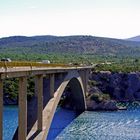 Nouveau pont de Maslenica sur l'Adriatique