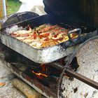 Nouvelle-Calédonie – Ile des Pins - Langoustes au barbecue sur la plage