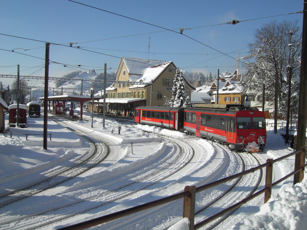 November 2007, erster Schnee