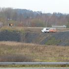 November 2015 Blick zurück zum Stand der Nordumgehung im Löhner A 30  Kreuz