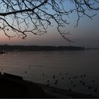 November-Abend am Wannsee