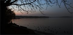 November-Abend am Wannsee