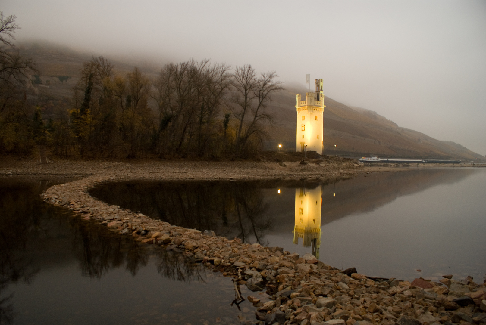 November am Rhein_2018 11 14_Der Mäuseturm in Bingen