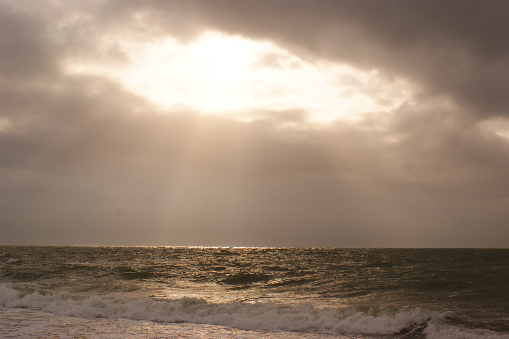 November an der niederländischen Nordseeküste....