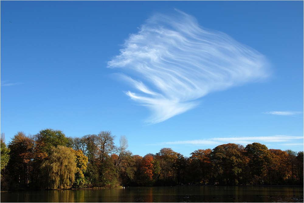 November-Biergarten-Wolke