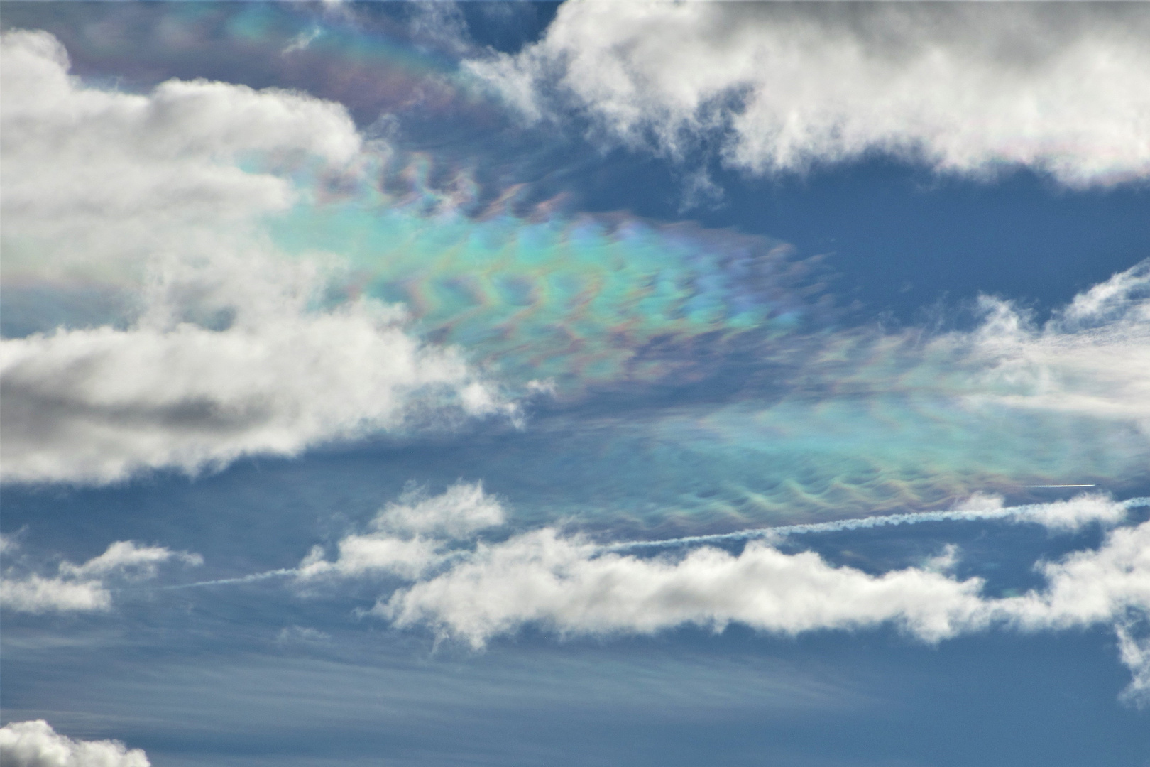 November-Himmel-Blau