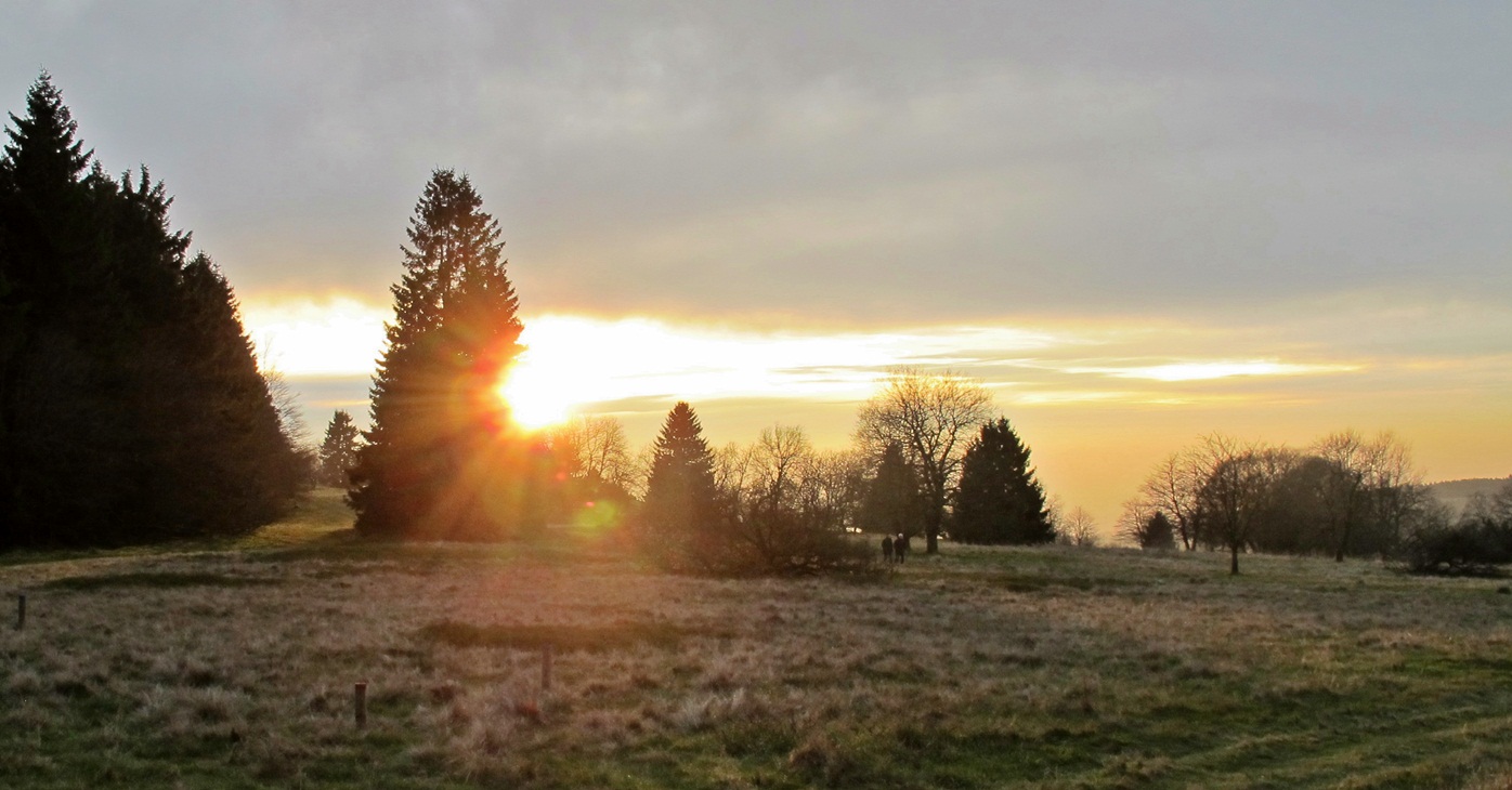 November ...Sonne verabschiedet sich bis Morgen....