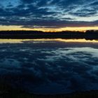 Novemberabend am Angelsee