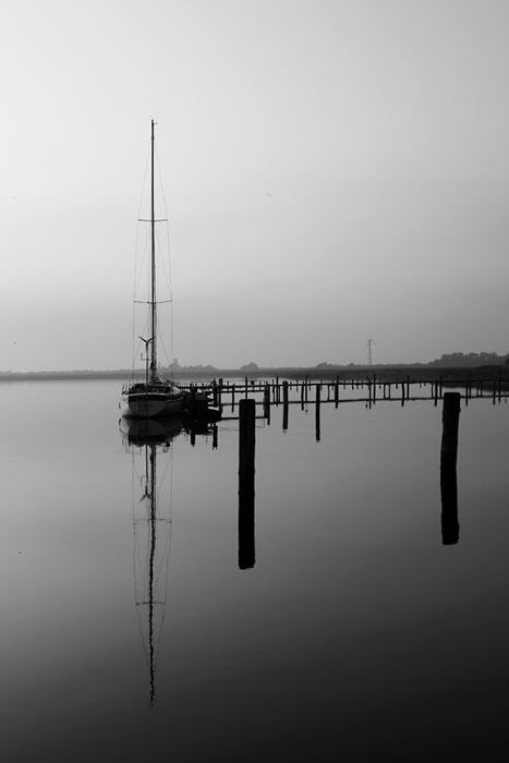 Novemberabend  am Bodden