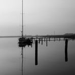 Novemberabend  am Bodden