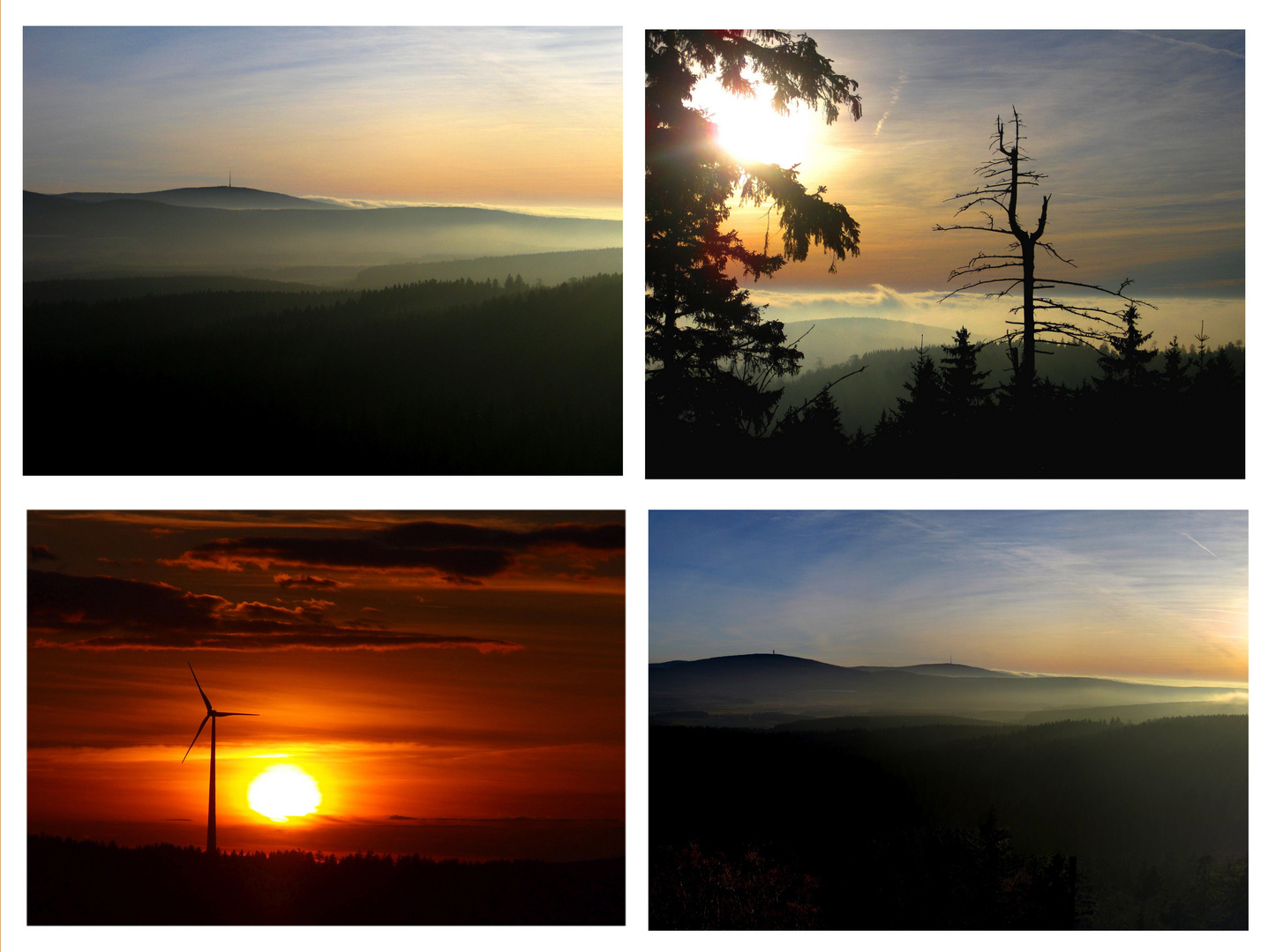 Novemberabend am Waldstein