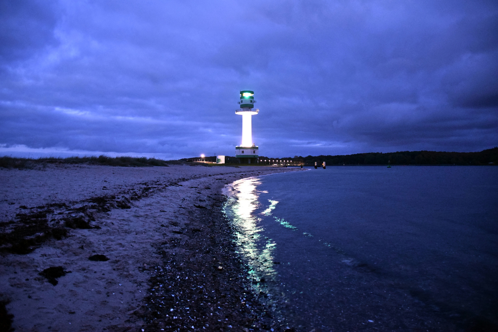 Novemberabend an der Kieler Förde