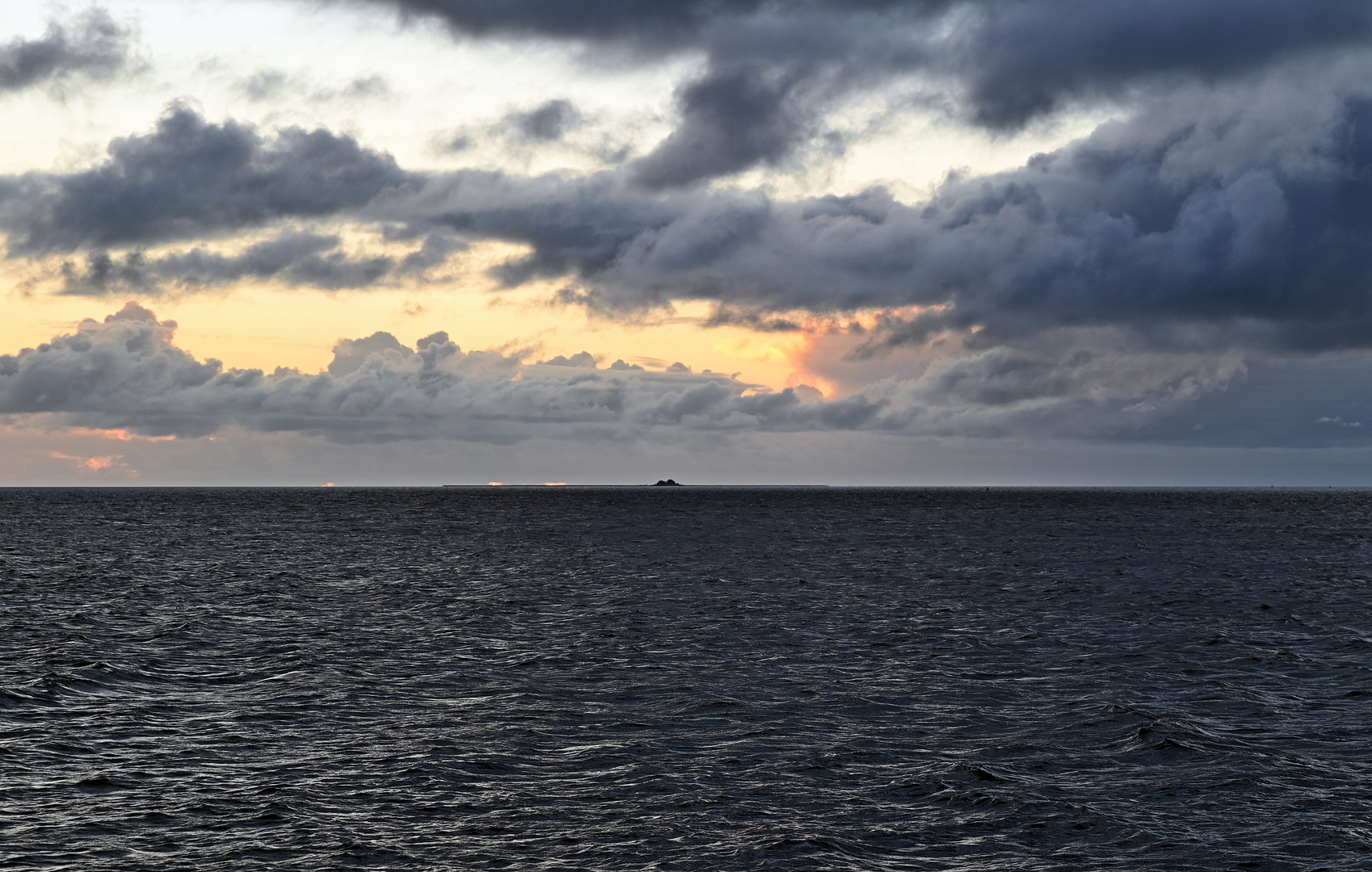 Novemberabend an der Nordfriesischen Nordseeküste