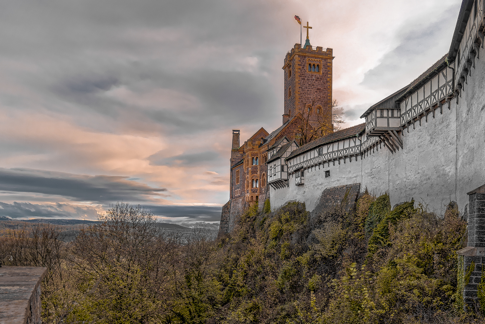 Novemberabend an der Wartburg