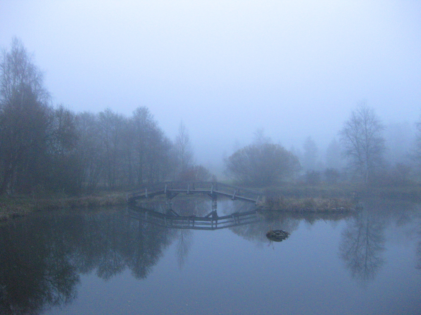 Novemberabend bei Weißenstadt