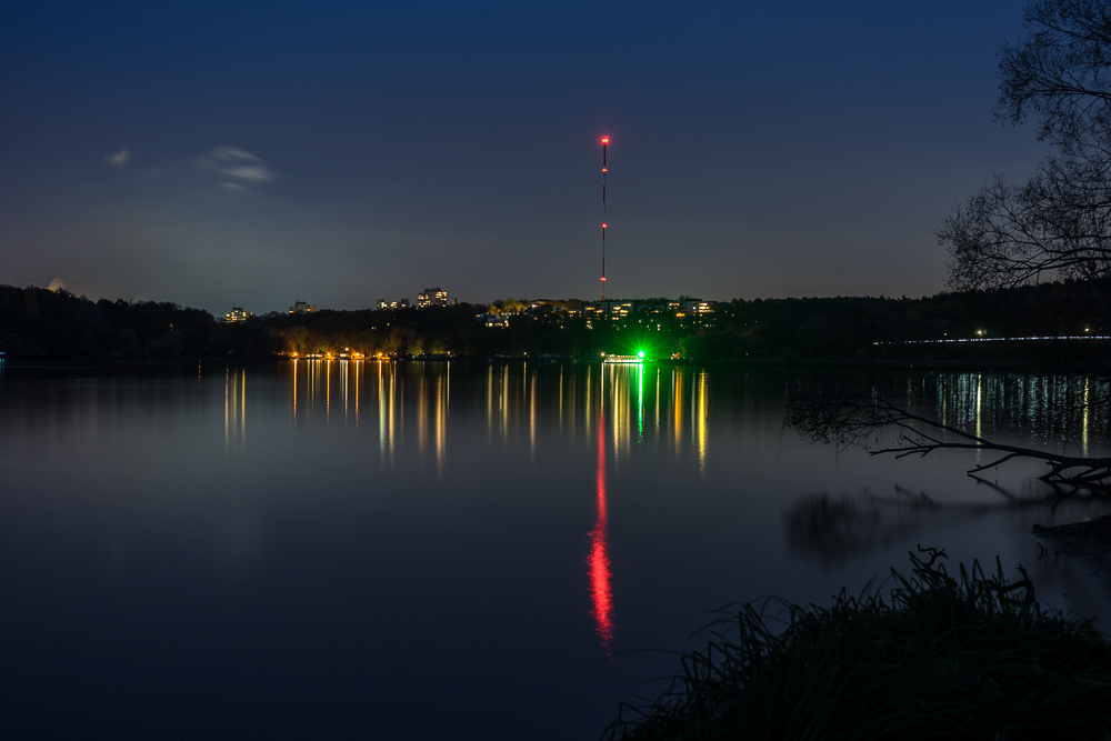 Novemberabend in der Großstadt