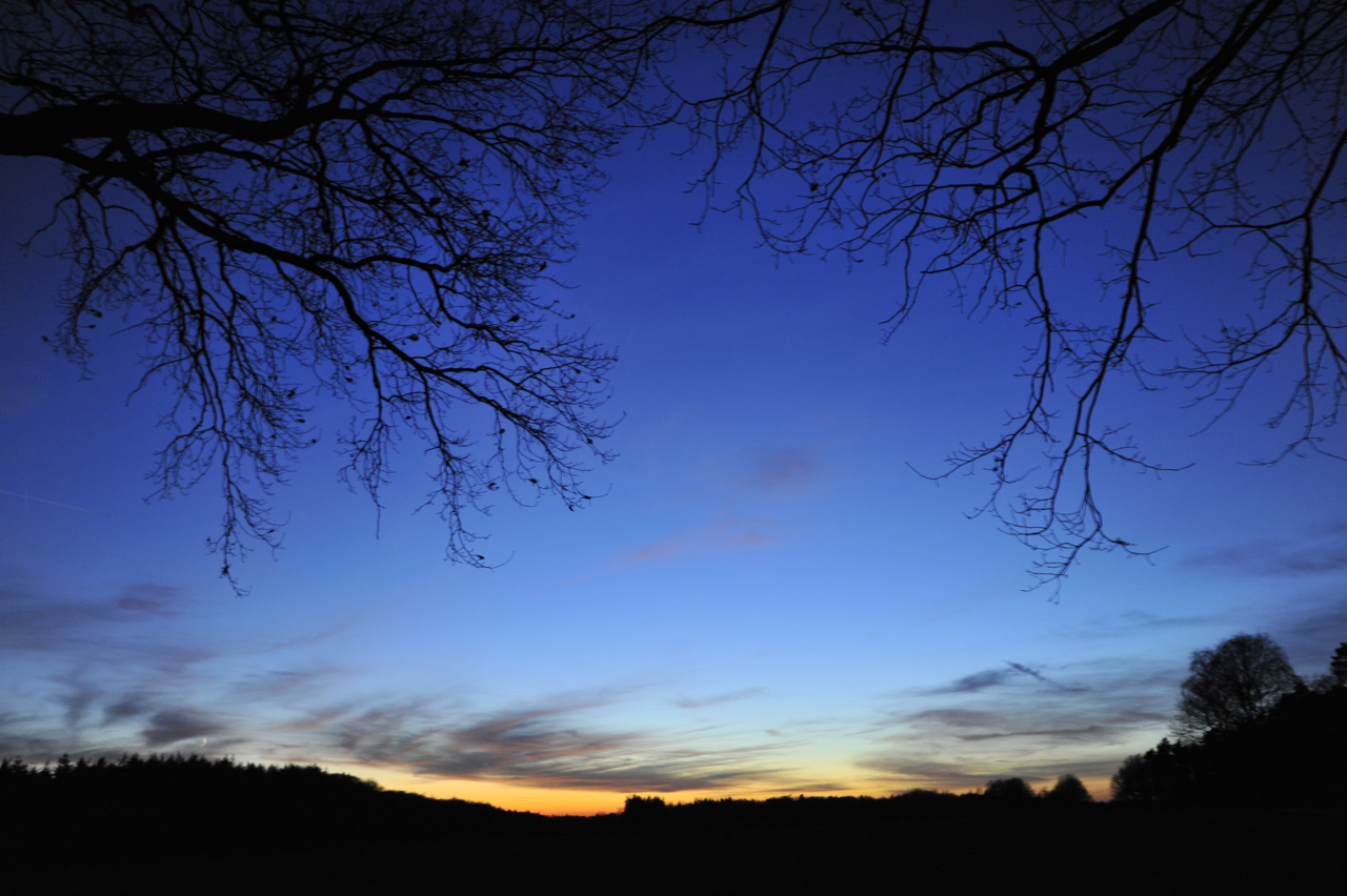 Novemberhimmel 18:00 Uhr