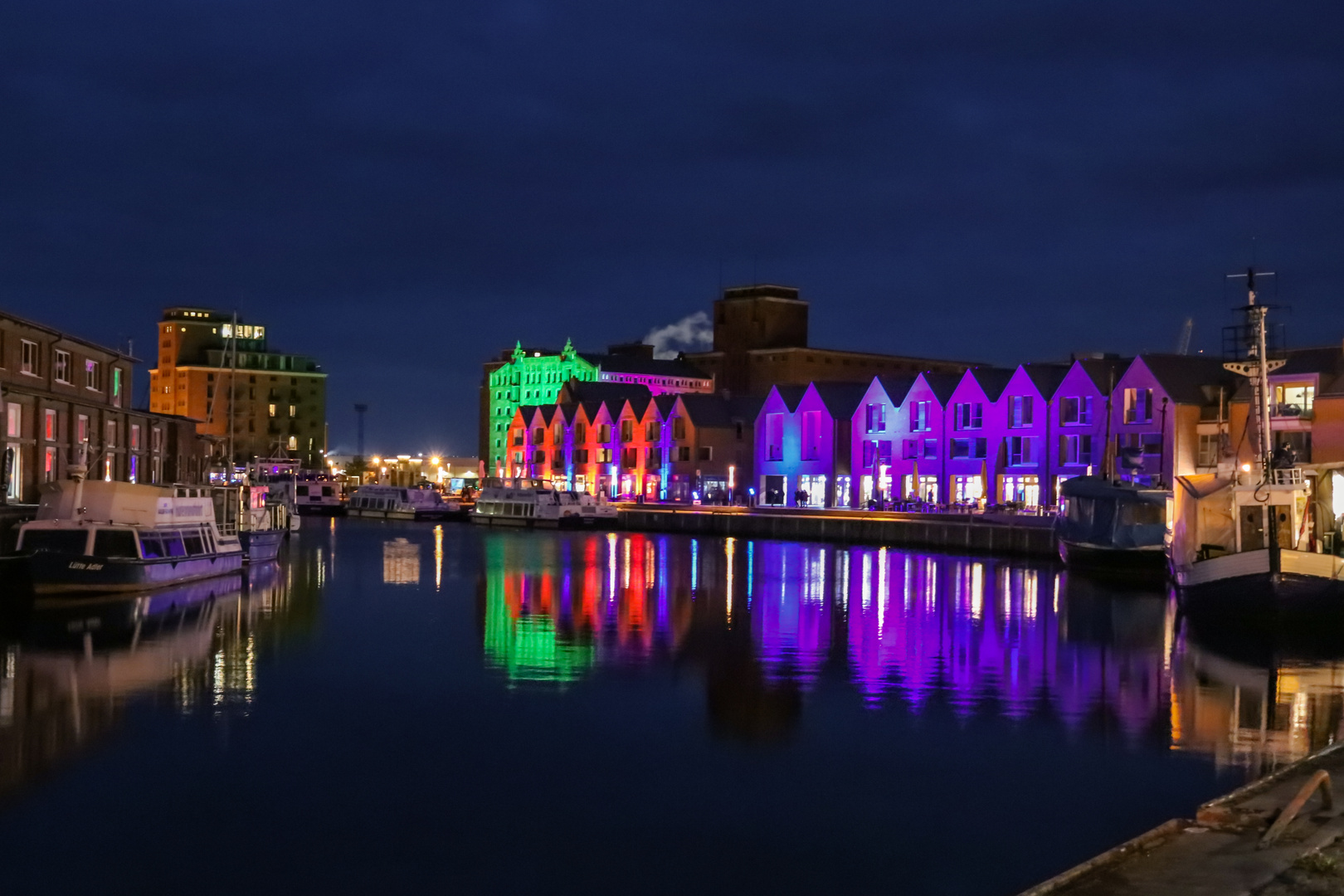 Novemberlichter in Wismar- Blauer Montag ist Thementag