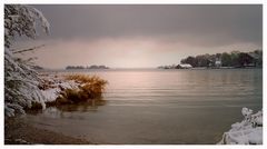 novembermorgen am chiemsee