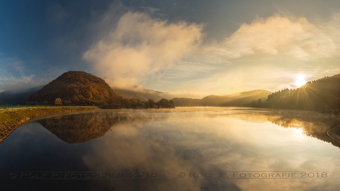 Novembermorgen am Obersee bei Rurberg