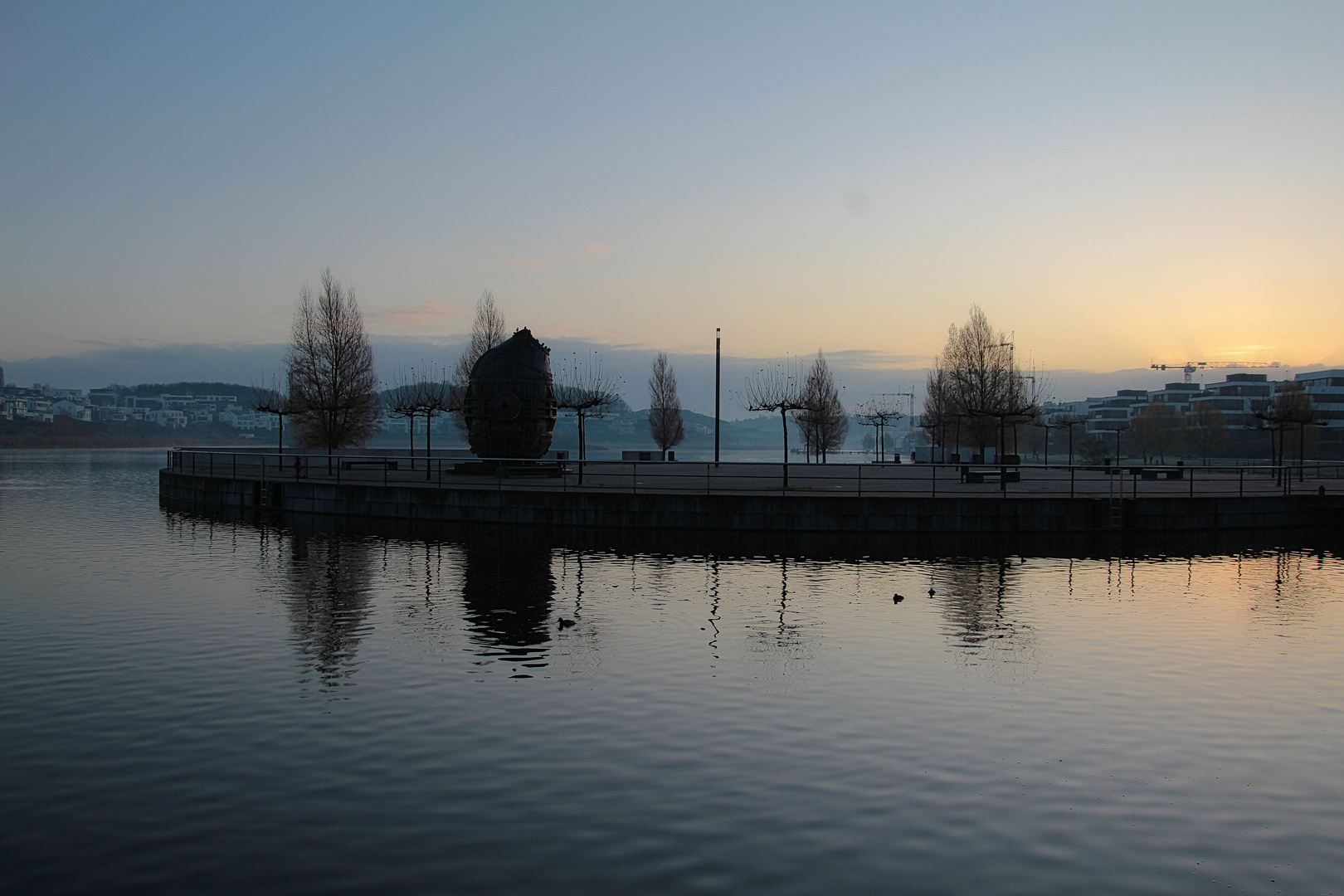 Novembermorgen am See