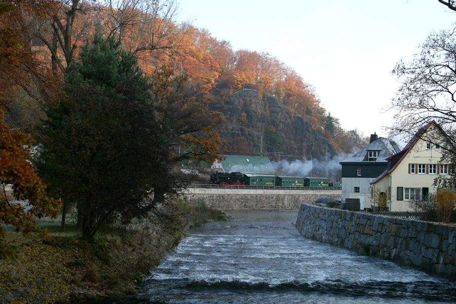 Novembermorgen an der Weißeritz