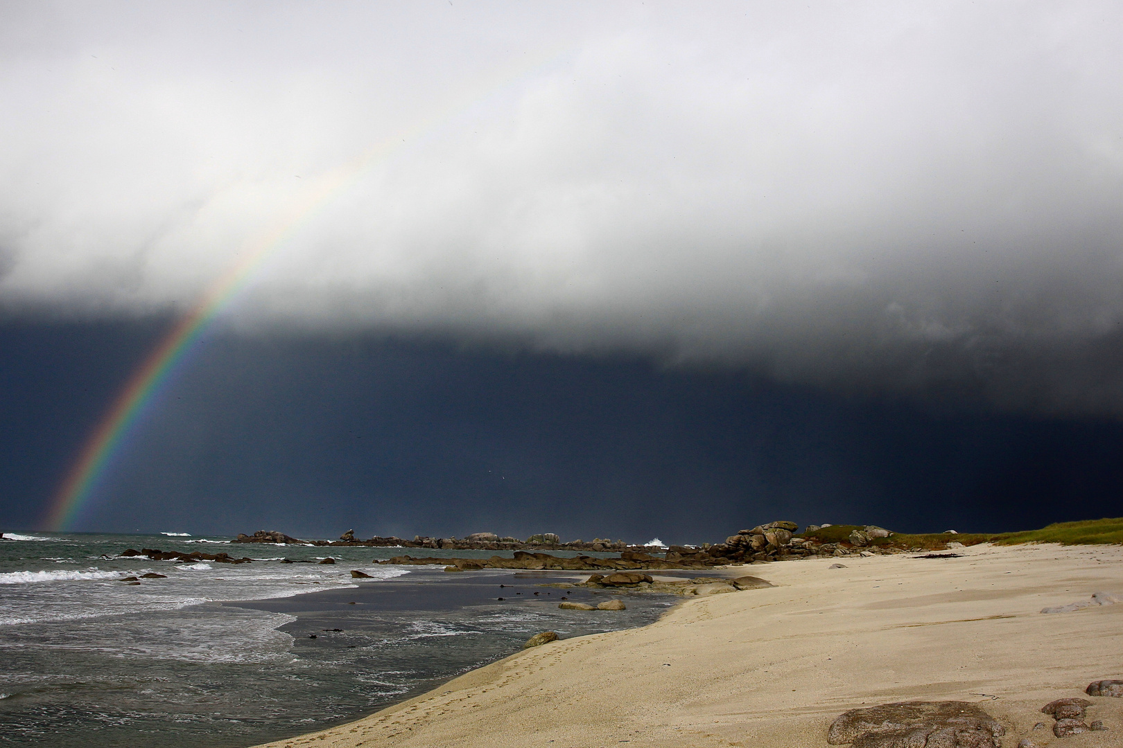 Novembermorgen in der Bretagne