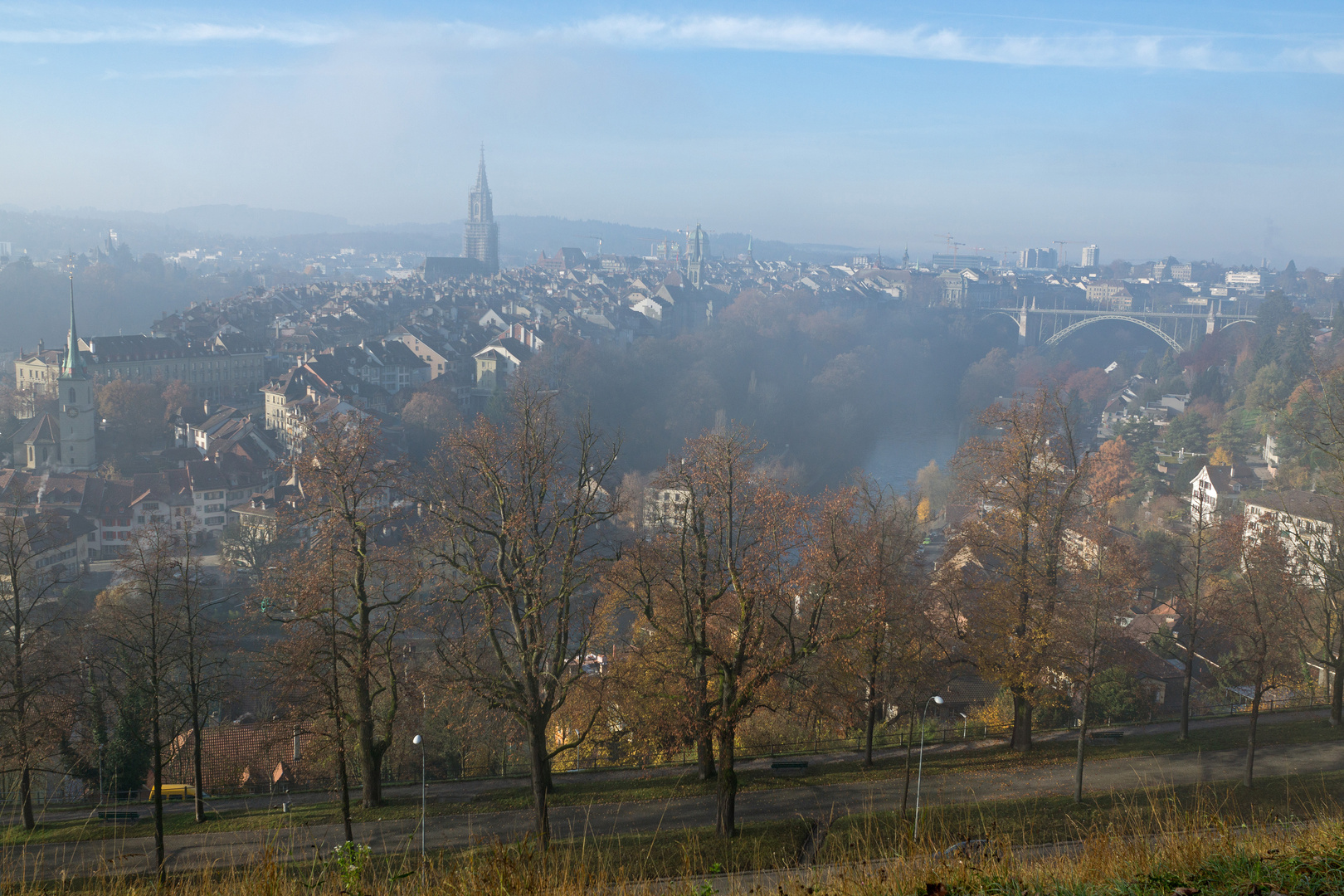Novembermorgen über Bern