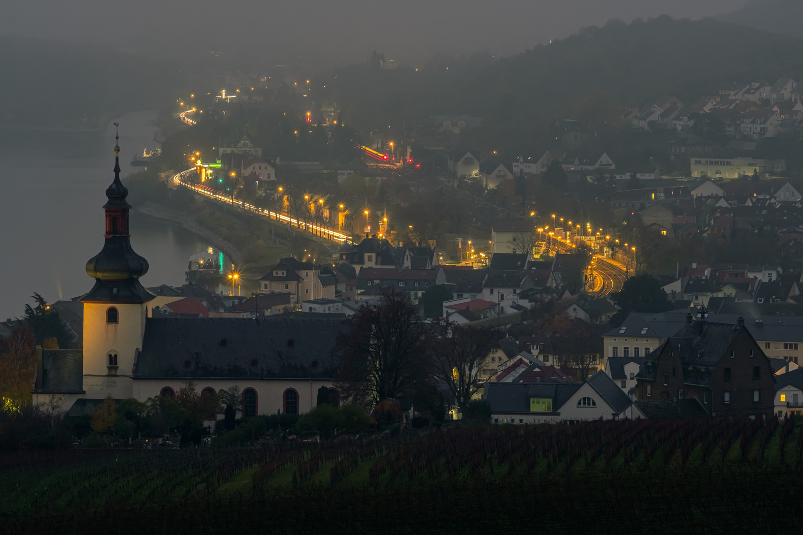 Novembernacht in Nierstein