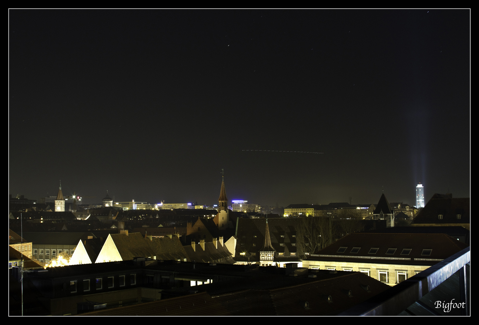 Novembernacht über Nürnberg