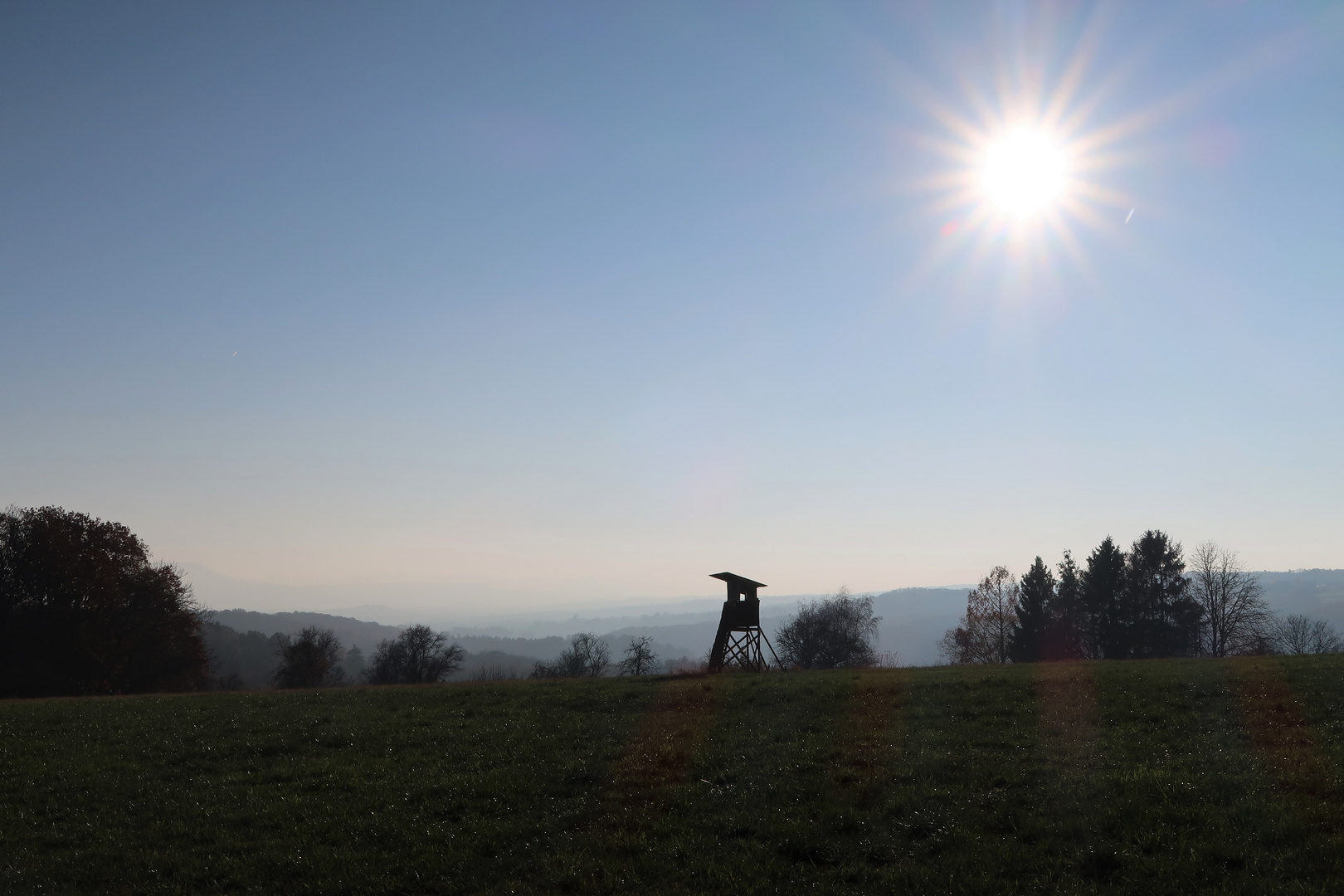 Novembersonne über dem Steinlachtal