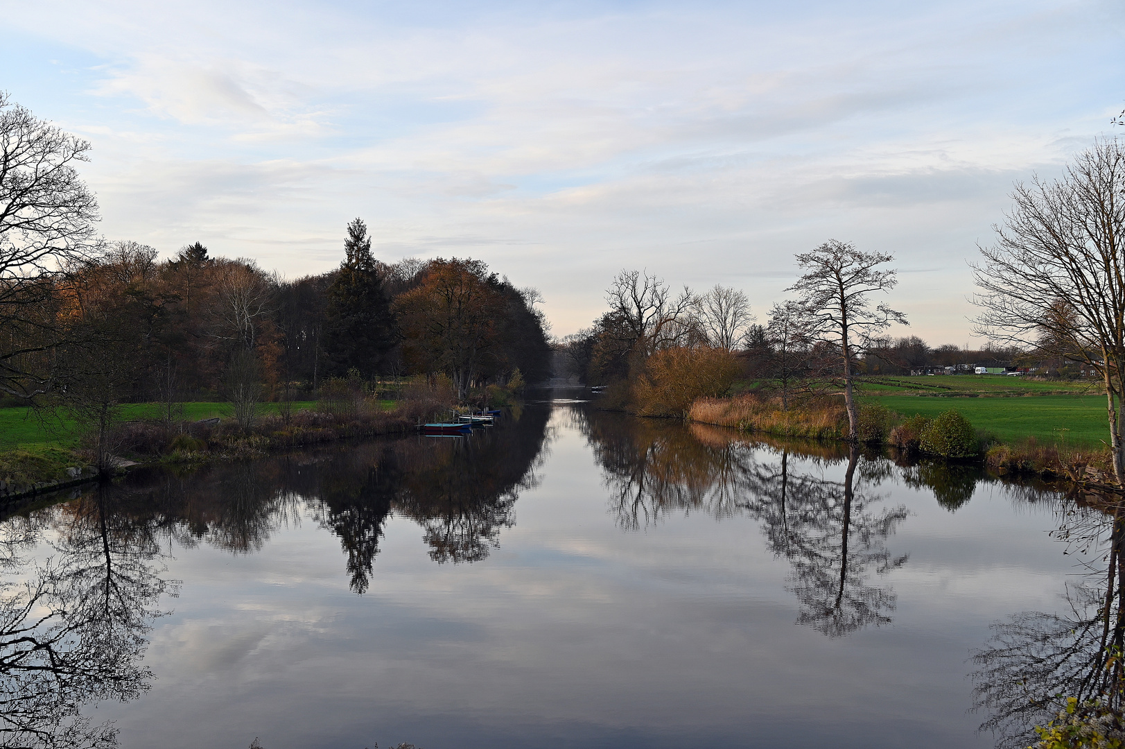 Novemberstille am alten Eiderkanal