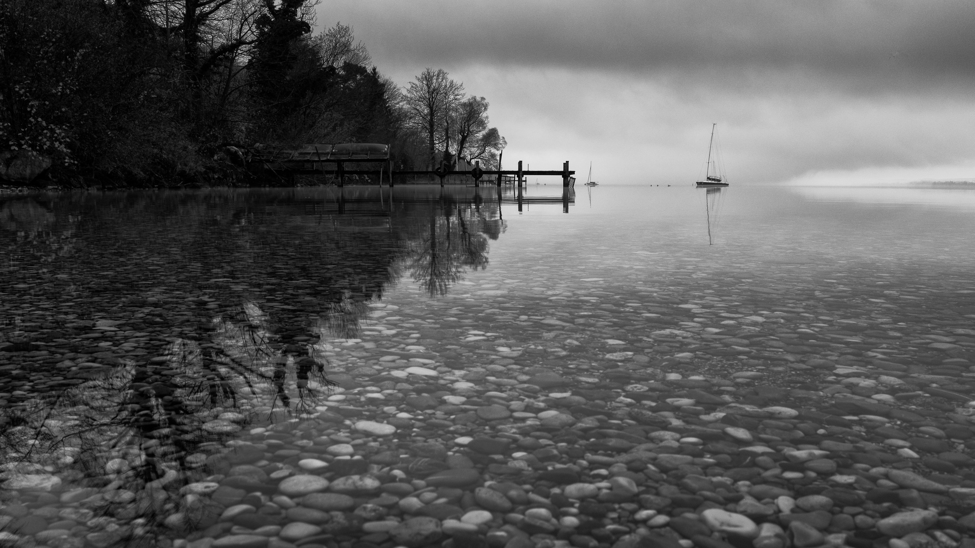 Novemberstimmung am See