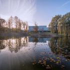 Novemberstimmung auf dem Campus-Teich der Uni Augsburg