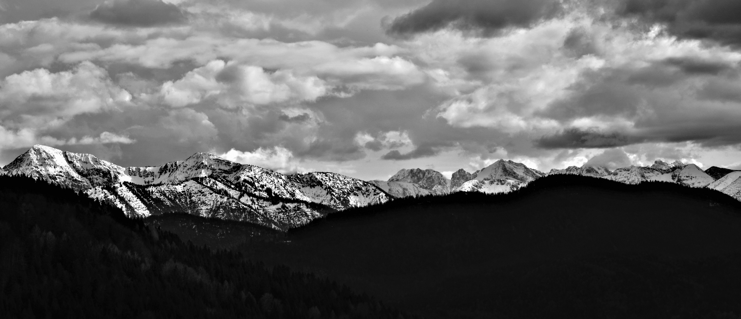 Novemberstimmung in den Alpen