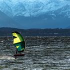 Novembersurfer am Starnberger See