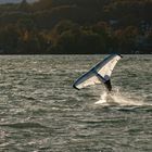 Novembersurfer am Starnberger See