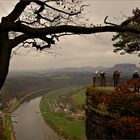 Novemberwetter auf der Bastei ...