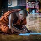 Novize beim Shwe-Yan-Pyay-Kloster - Nyaungshwe, Myanmar (© Buelipix)