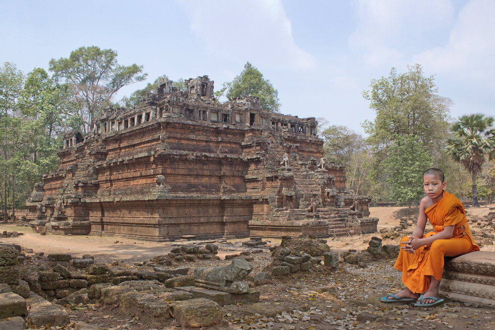 Novize in Angkor What, Kambodscha