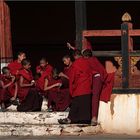 novizen im paro dzong