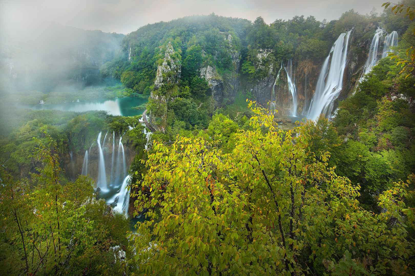 NP Plitvice lakes the mostbeautiful in Europe and third beautifull in the world